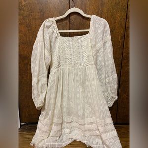 Ivory cotton dress